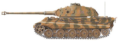 Picture of a Panzerkampfwagen VI Tiger II