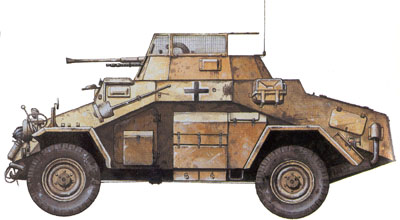 Picture of a SdKfz 222